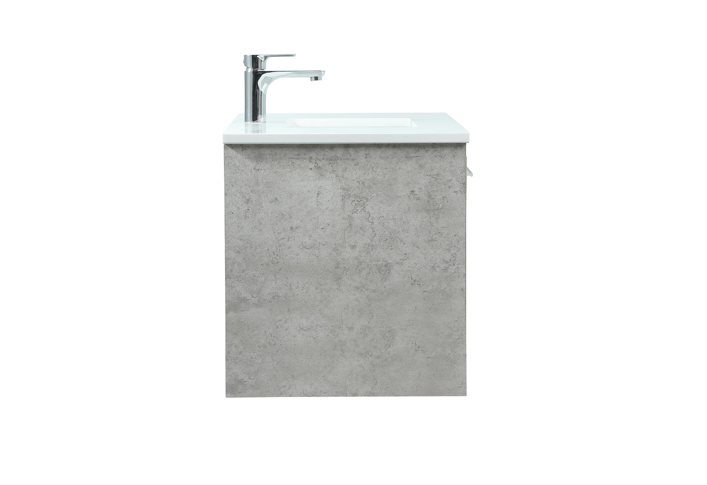 36 inch Single Bathroom Vanity in Concrete Grey - BC3703620CG