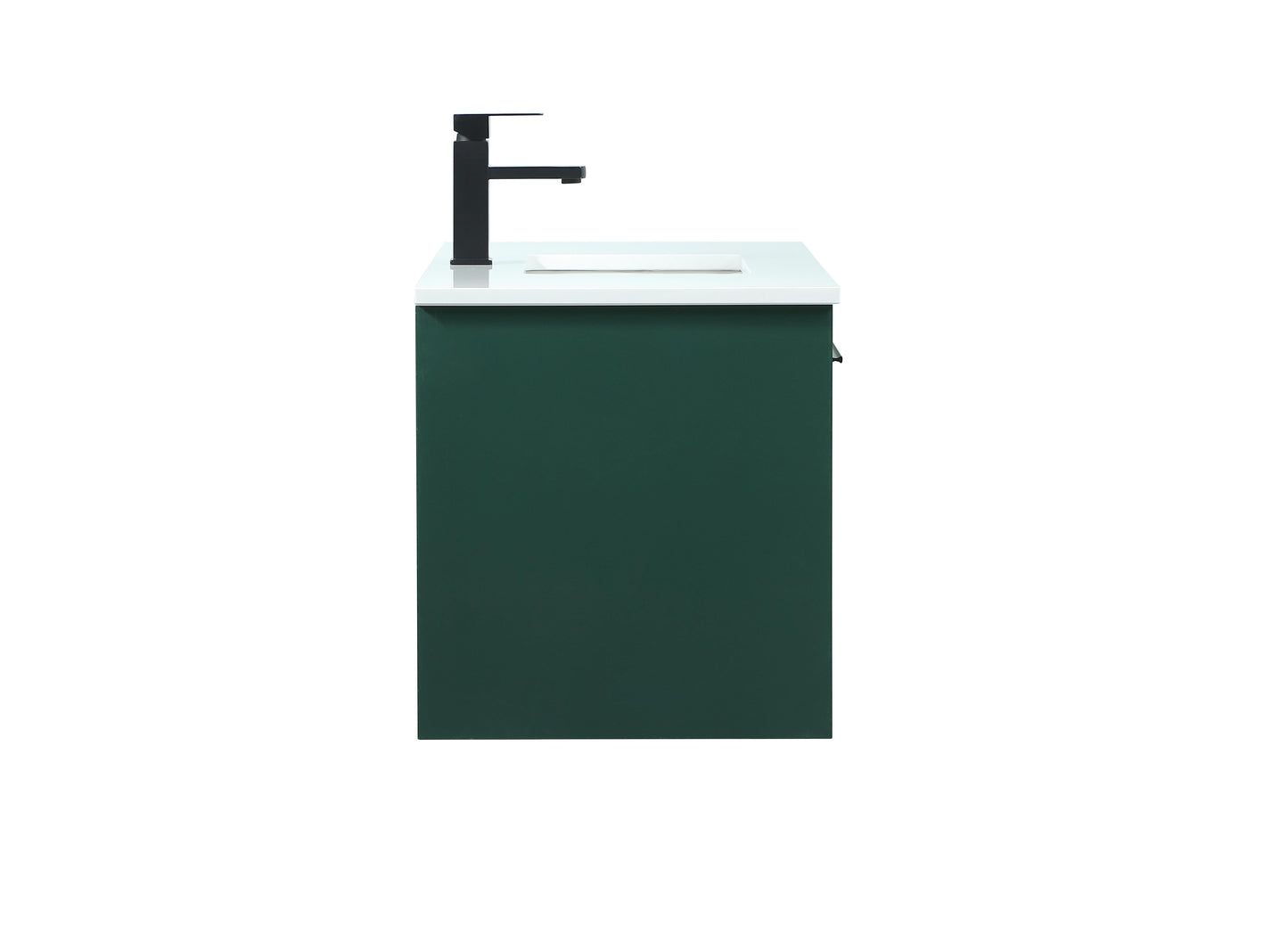 36 inch Single Bathroom Vanity in Green - BC3703620GN