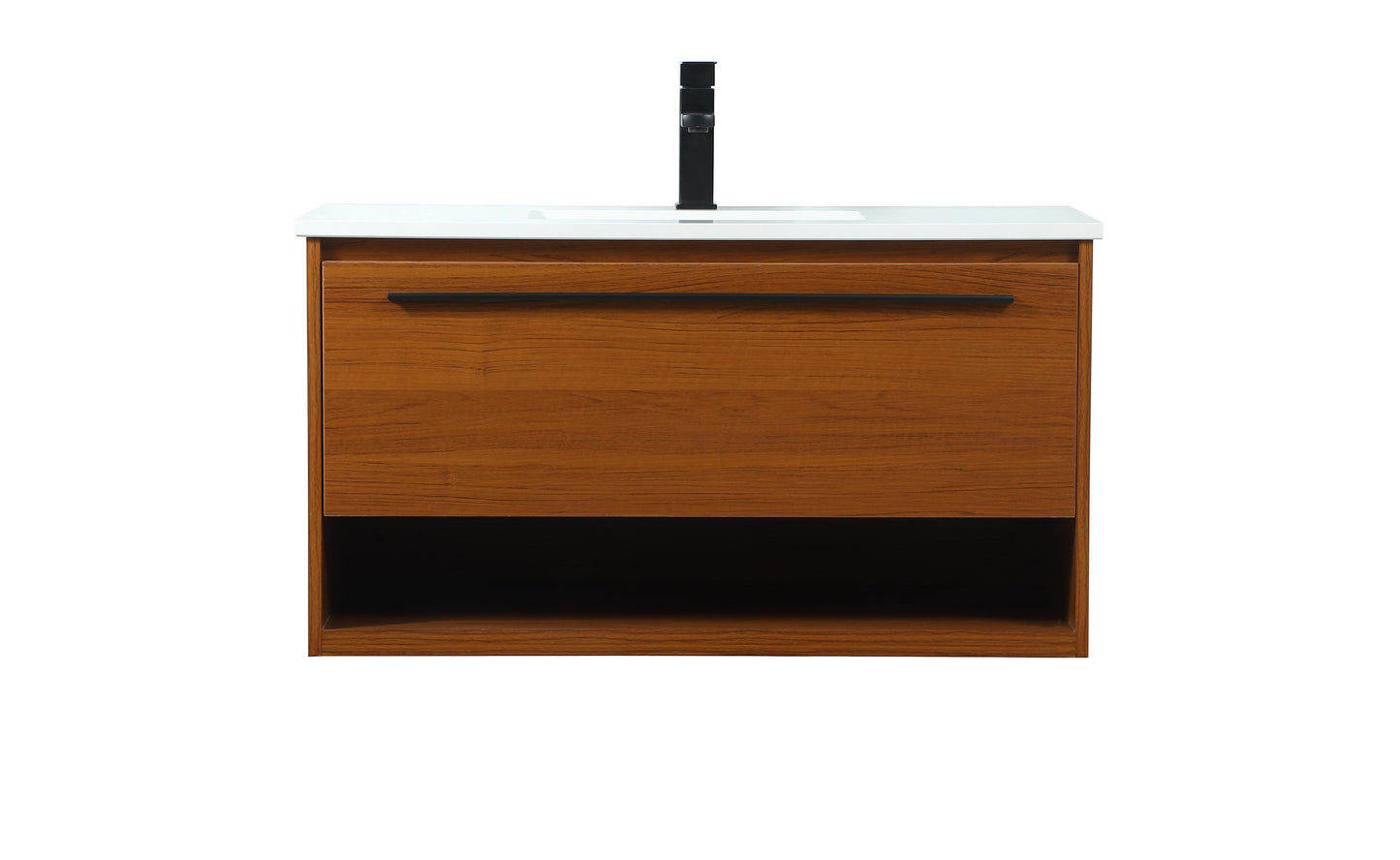 36 inch Single Bathroom Vanity in Teak - BC3703620TK