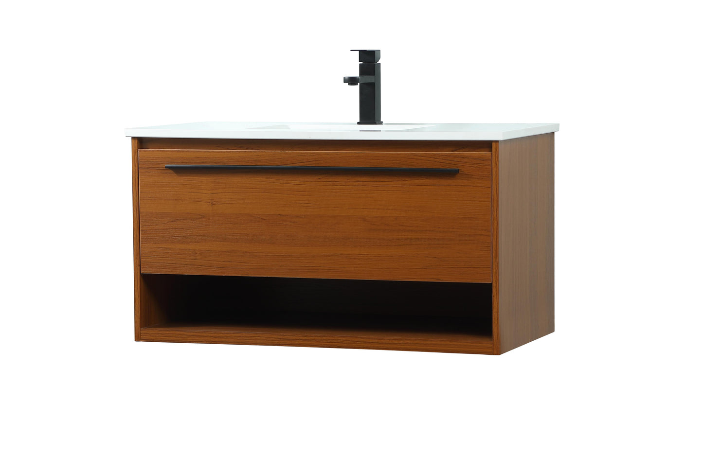 36 inch Single Bathroom Vanity in Teak - BC3703620TK