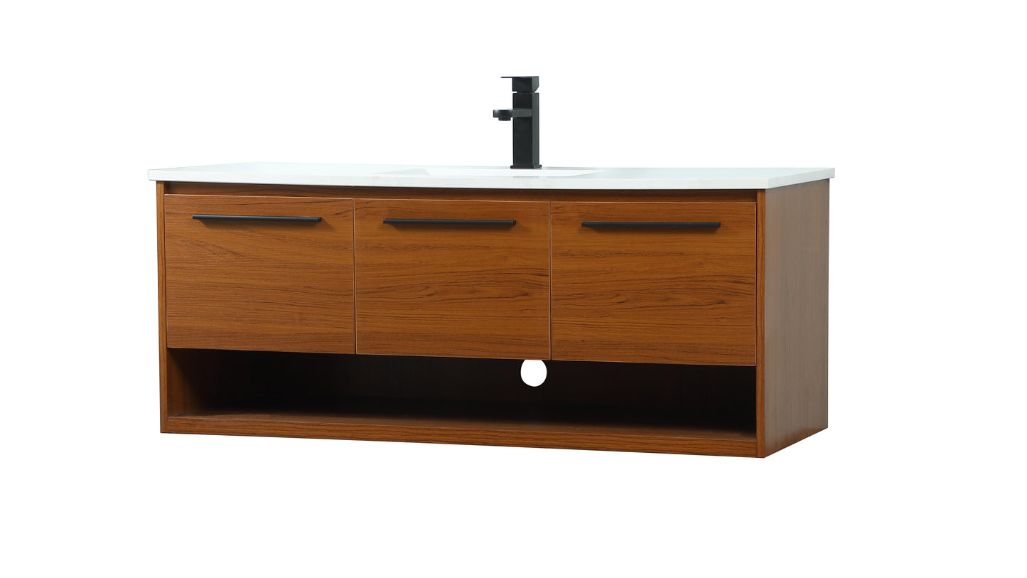 48 inch Single Bathroom Vanity in Teak - BC3704820TK