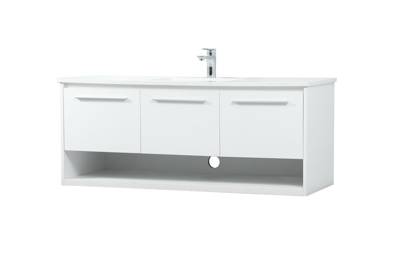 48 inch Single Bathroom Vanity in White - BC3704820WH