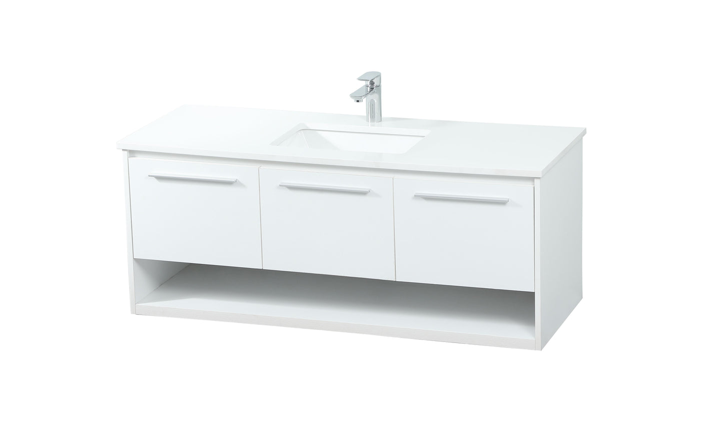 48 inch Single Bathroom Vanity in White - BC3704820WH