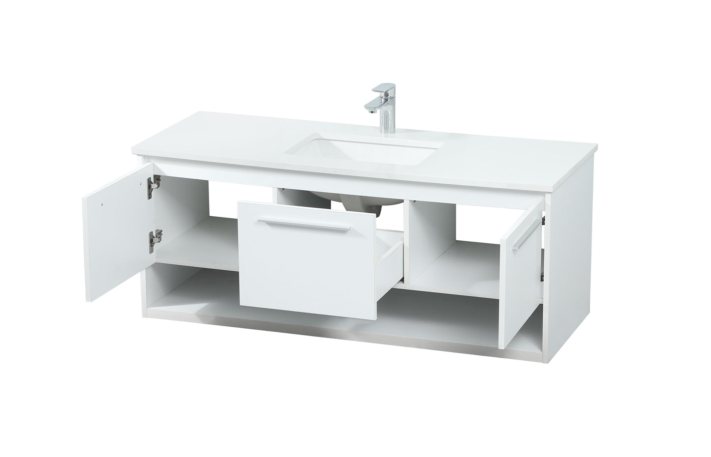 48 inch Single Bathroom Vanity in White - BC3704820WH