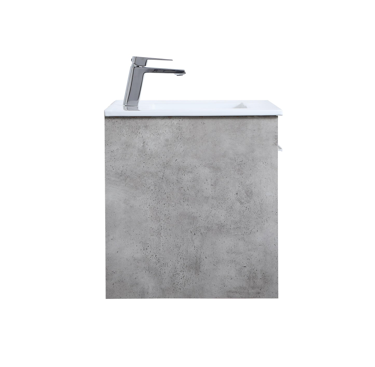 30 inch Single Bathroom Floating Vanity in Concrete Grey - BC3803020CG