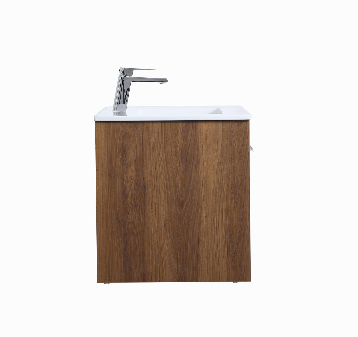 30 inch Single Bathroom Floating Vanity in Walnut Brown - BC3803020WB