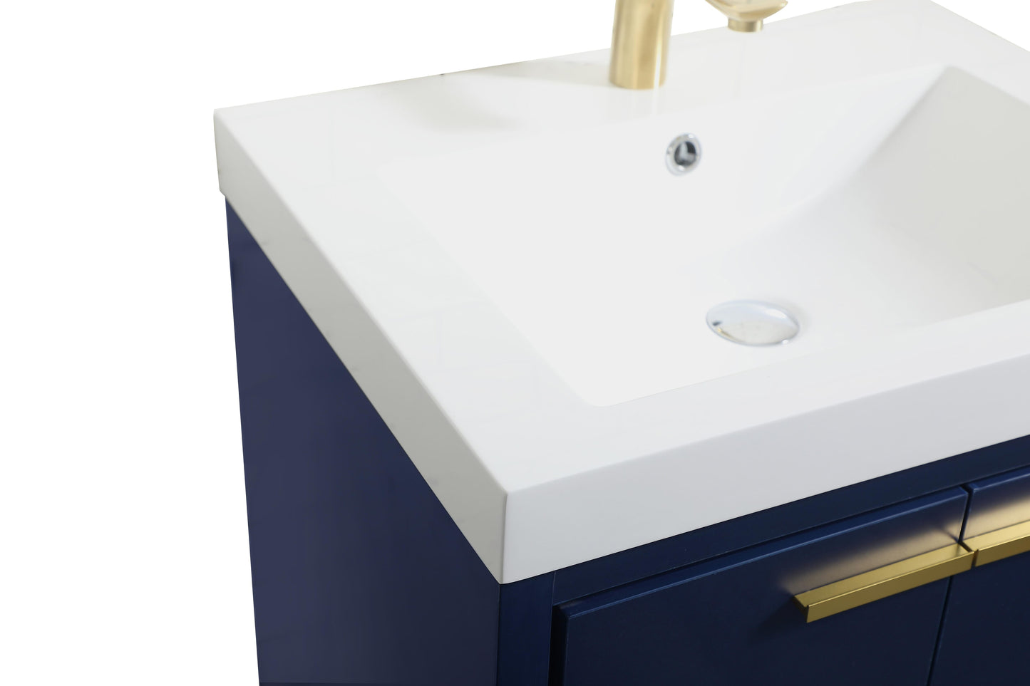 24 inch Single Bathroom Vanity in Blue