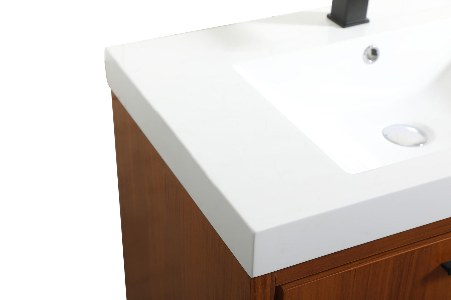 30 inch Single Bathroom Vanity in Teak