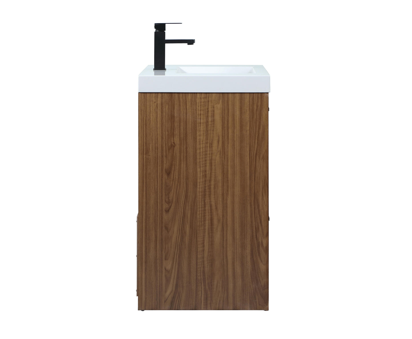 30 inch Single Bathroom Vanity in Walnut Brown - BC3903034WB