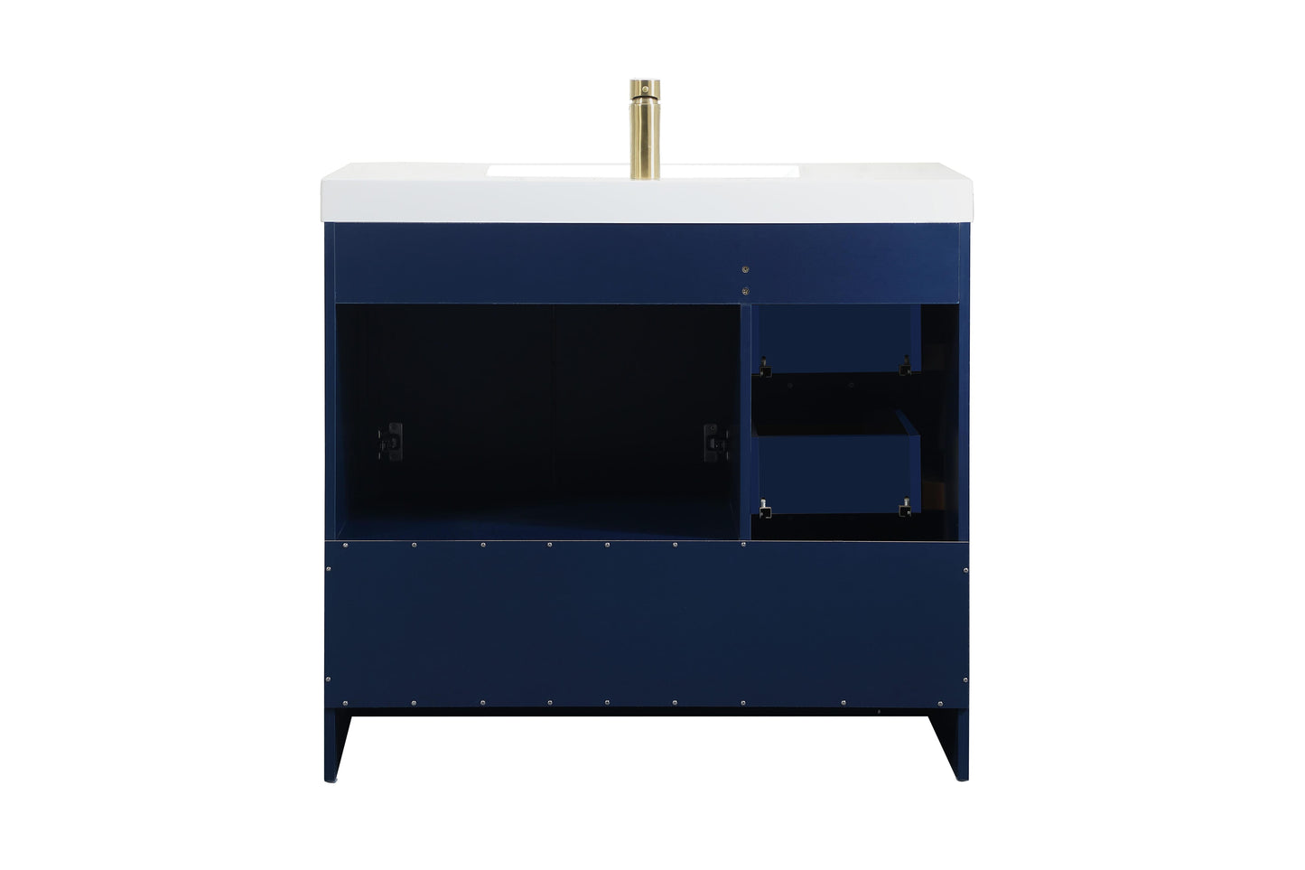 36 inch Single Bathroom Vanity in Blue