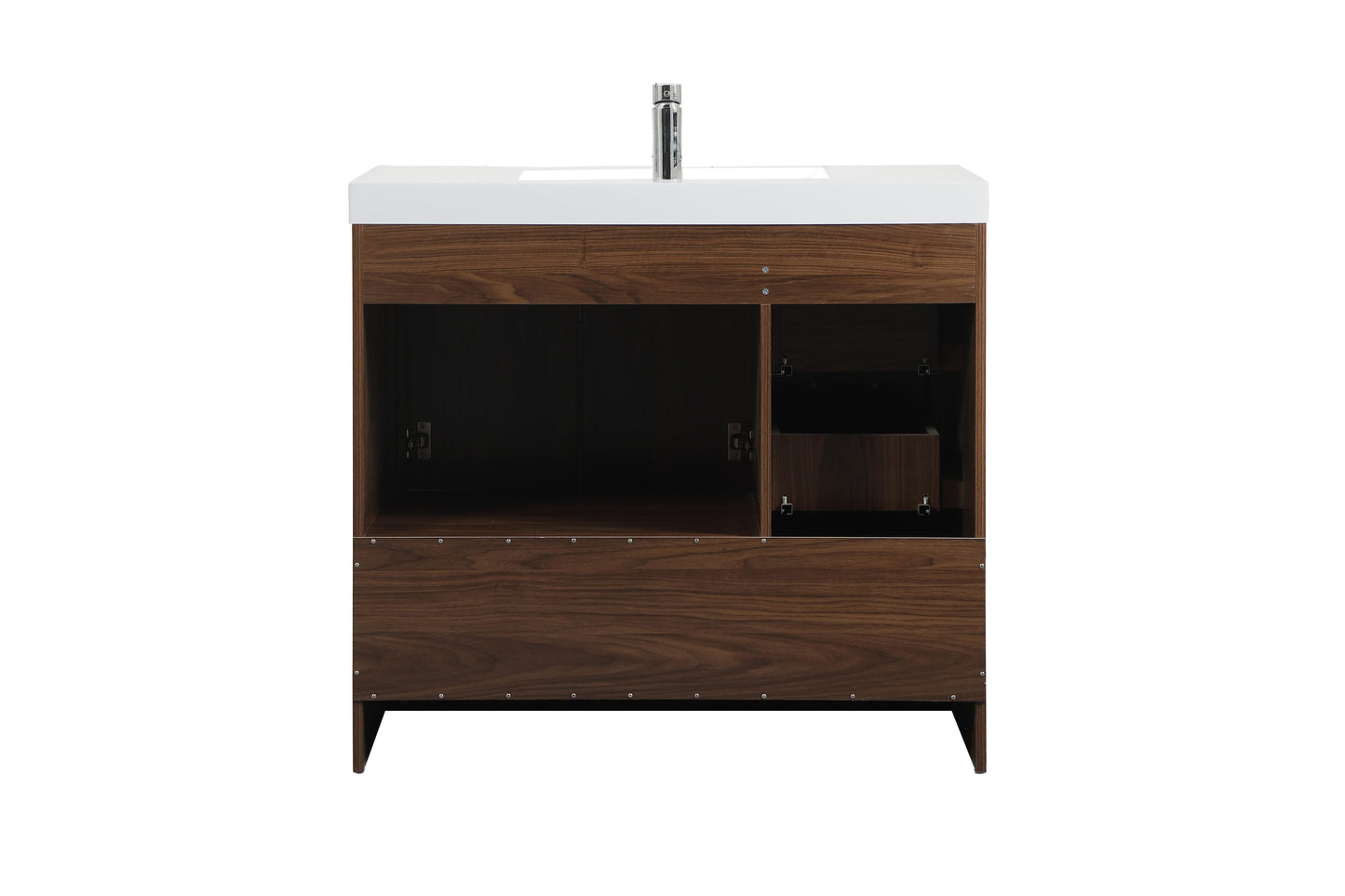 36 inch Single Bathroom Vanity in Walnut