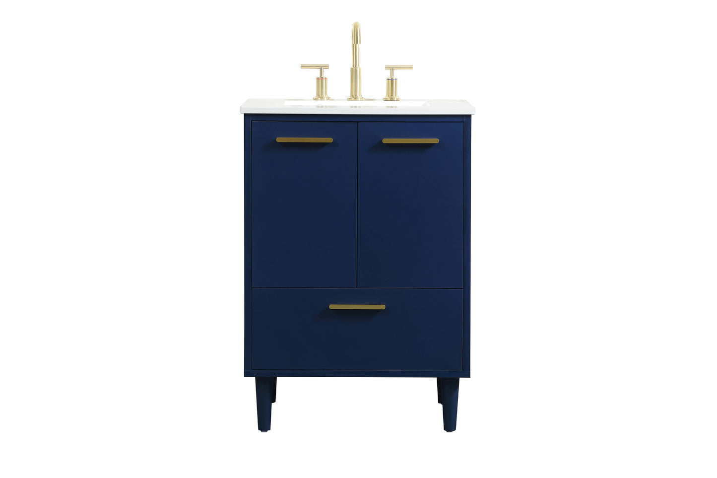 24 inch Bathroom Vanity in Blue