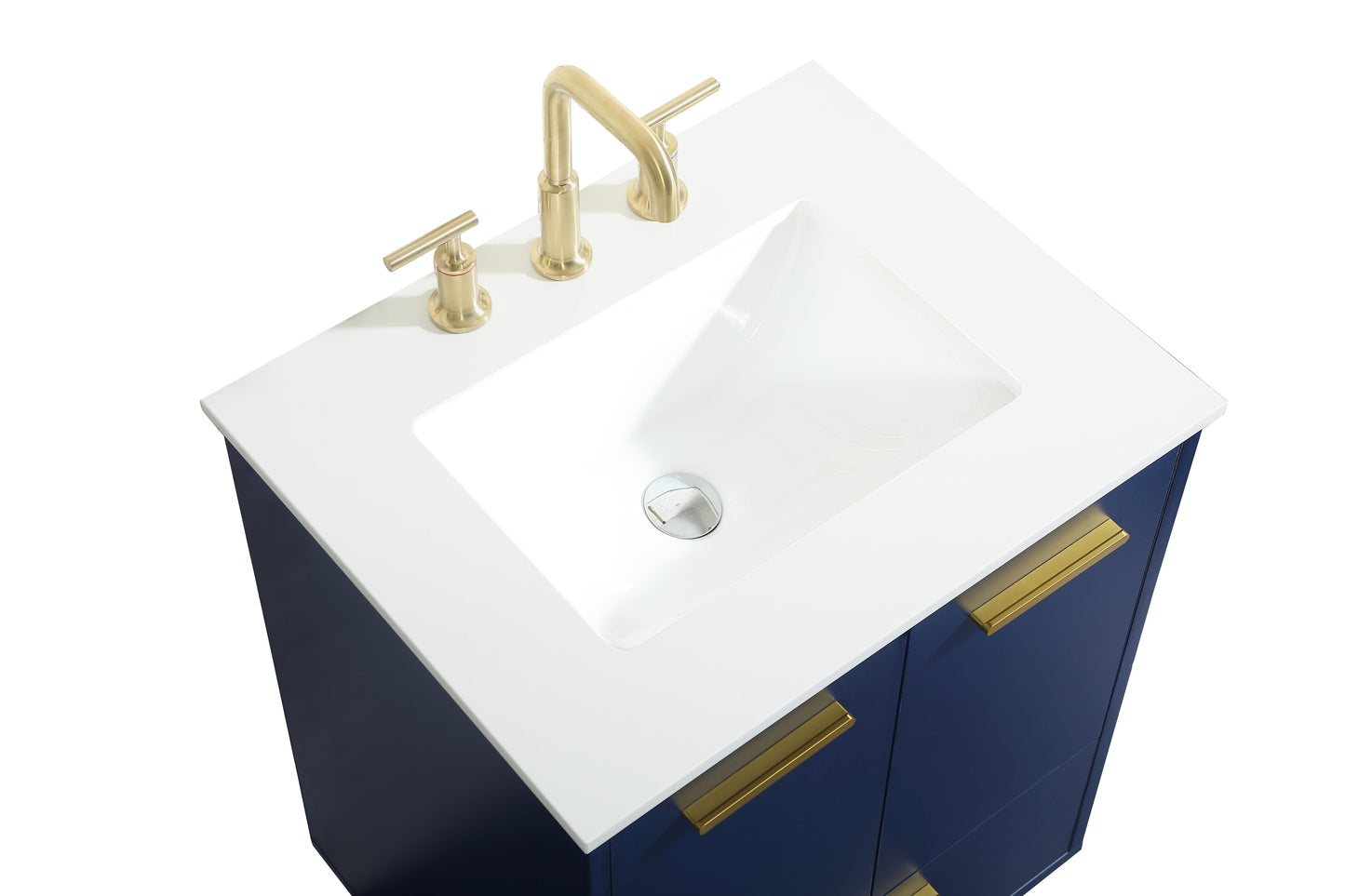 24 inch Bathroom Vanity in Blue