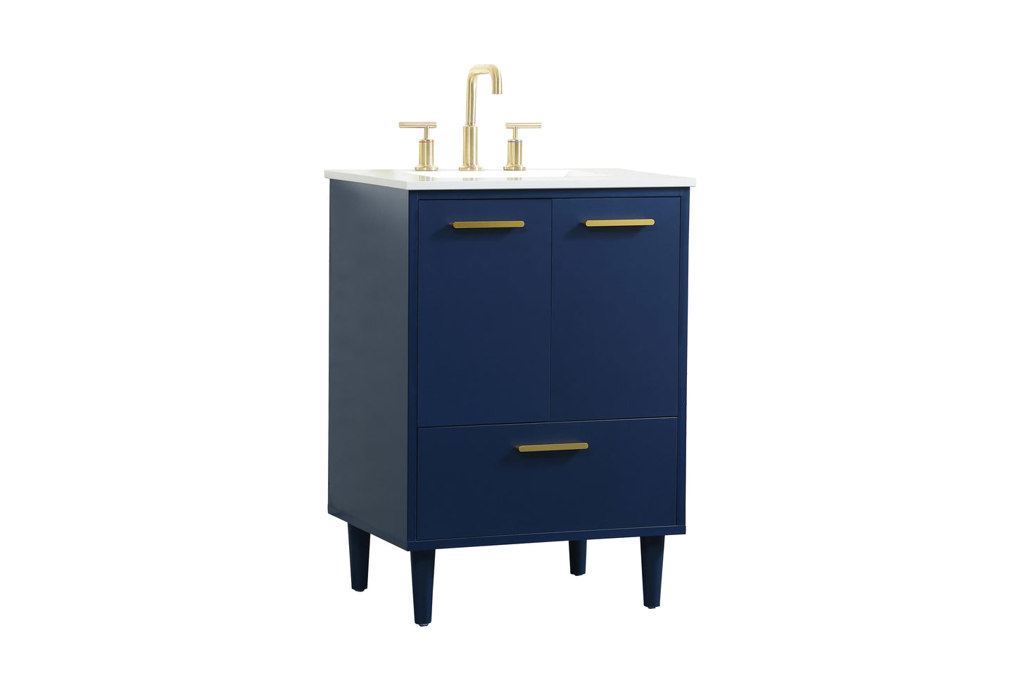 24 inch Bathroom Vanity in Blue