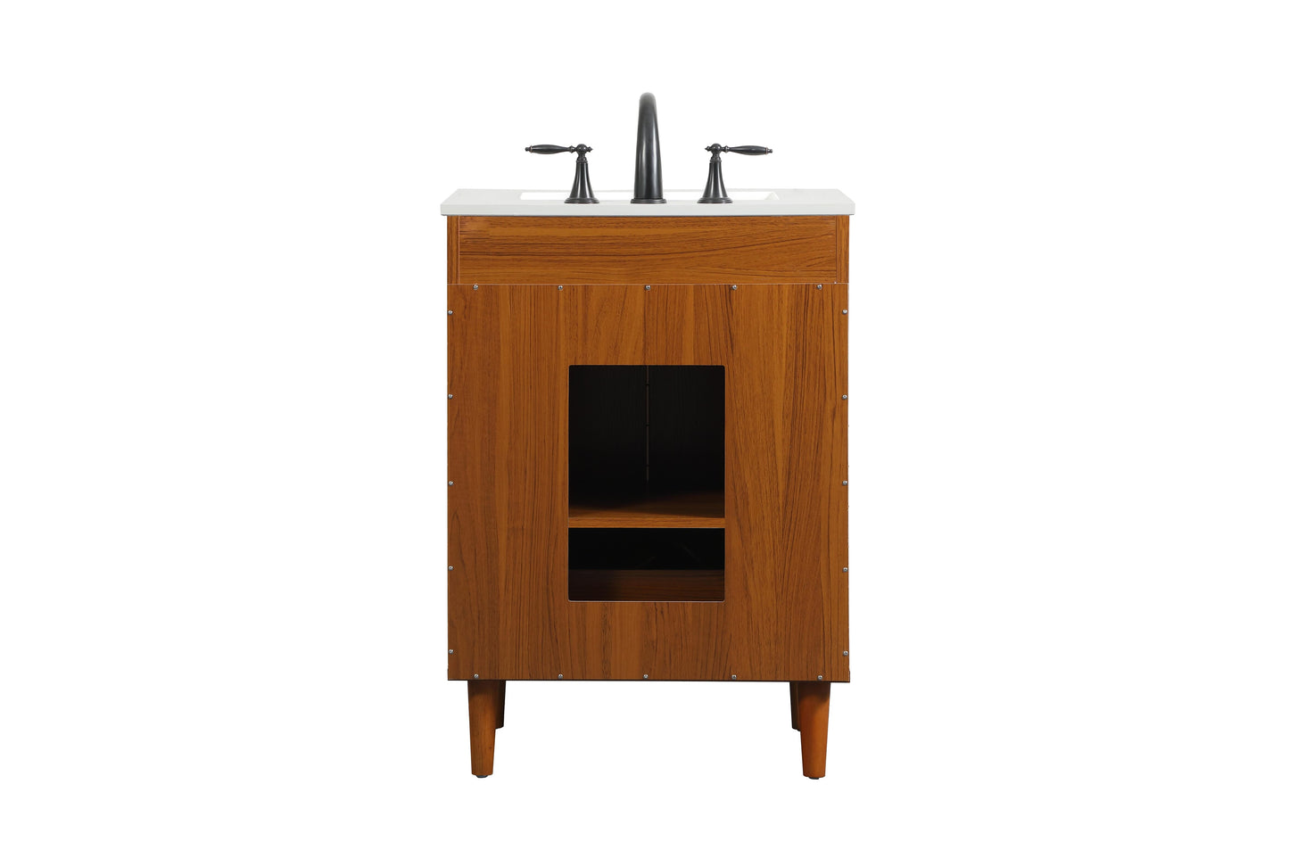 24 inch Bathroom Vanity in Teak