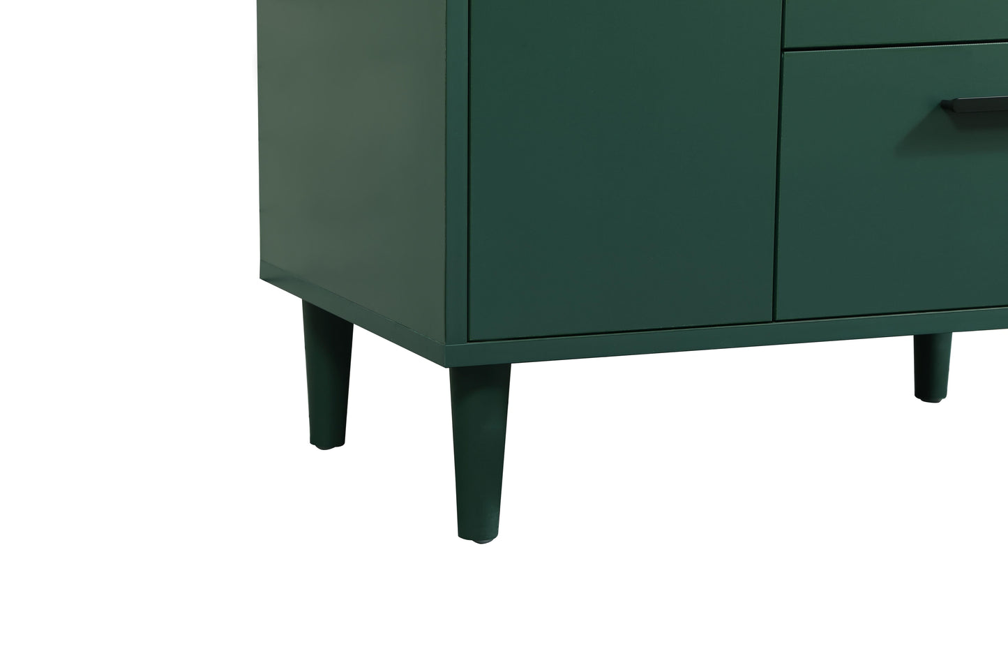 30 inch Bathroom Vanity in Green with backsplash