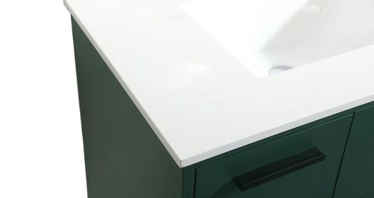 30 inch Bathroom Vanity in Green - BC4003034GN