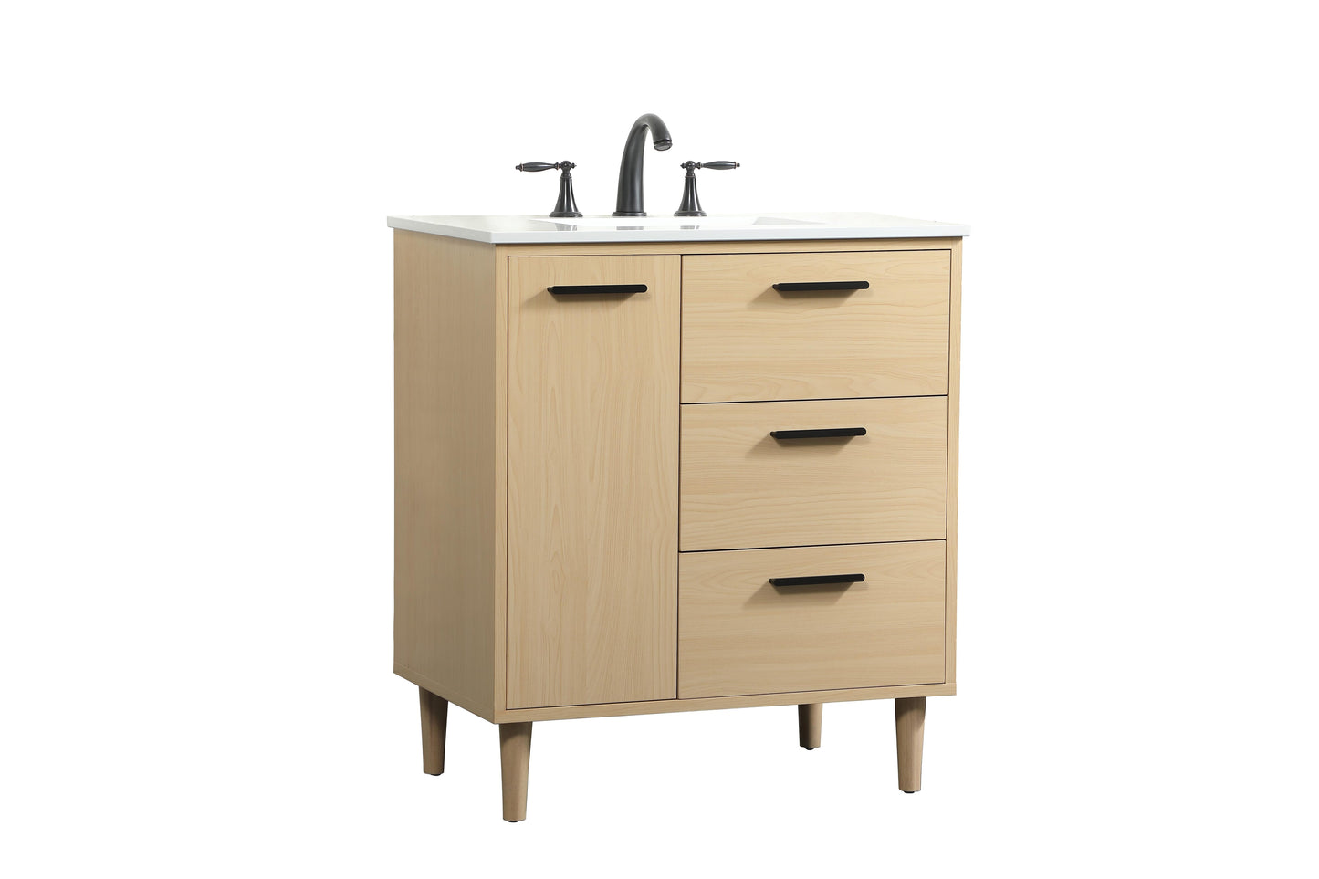 30 inch Bathroom Vanity in Maple