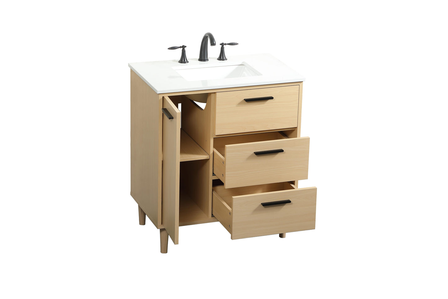 30 inch Bathroom Vanity in Maple