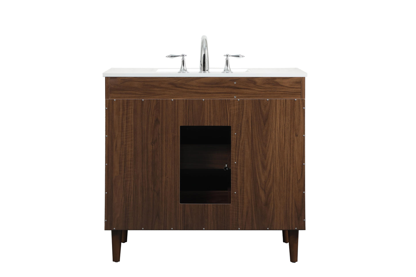 36 inch Bathroom Vanity in Walnut