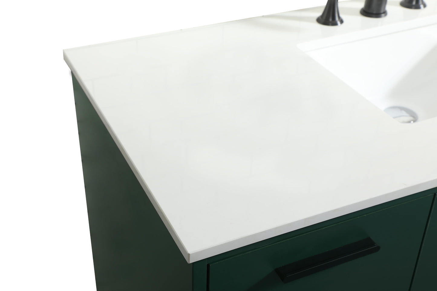 48 inch Bathroom Vanity in Green