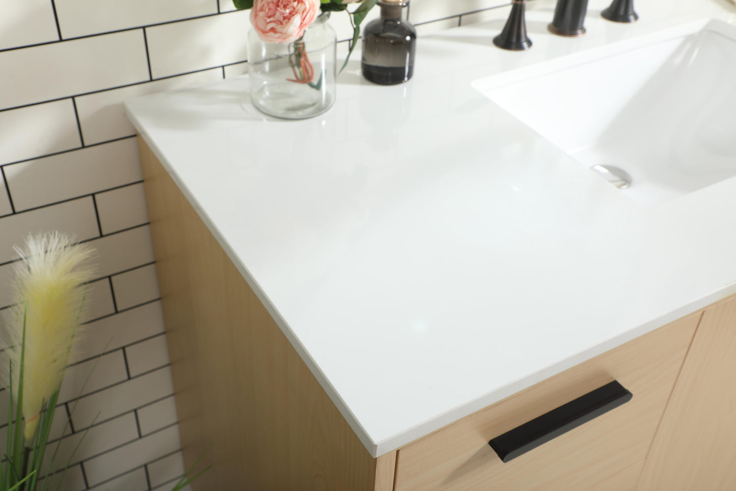 48 inch Bathroom Vanity in Maple