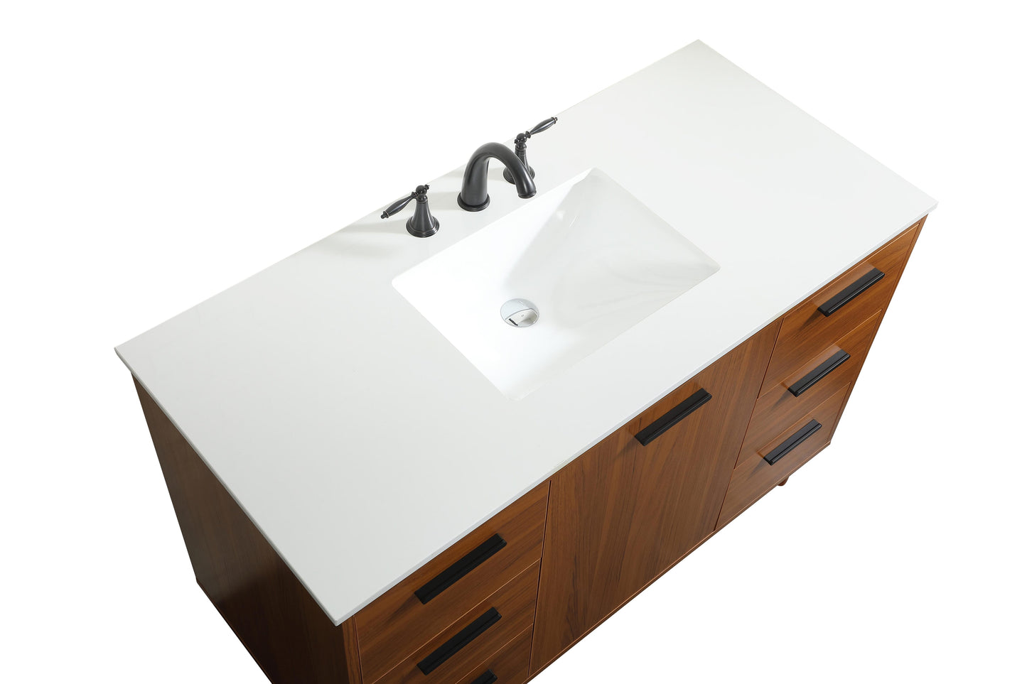 48 inch Bathroom Vanity in Teak