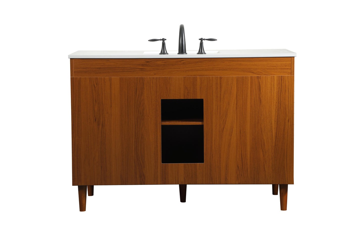 48 inch Bathroom Vanity in Teak