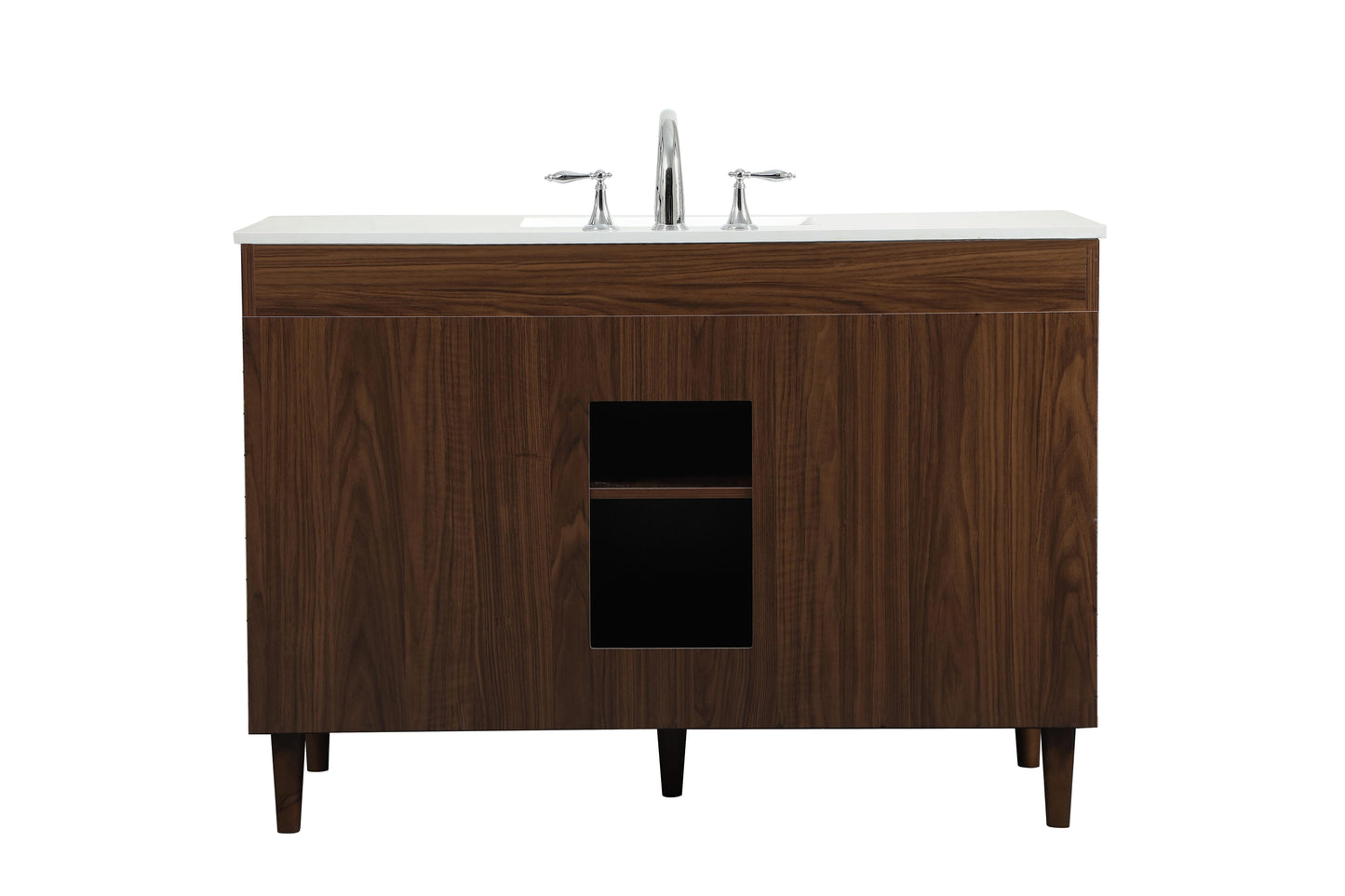 48 inch Bathroom Vanity in Walnut