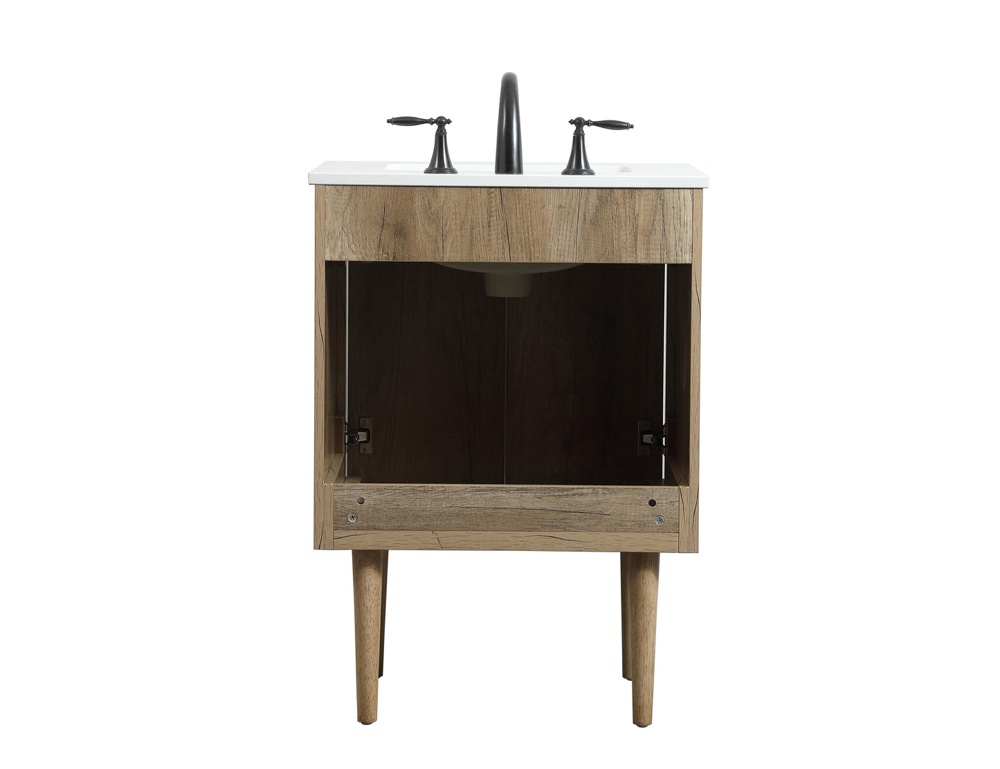 24 inch Single Bathroom Vanity in Natural Oak - BC4102434NT