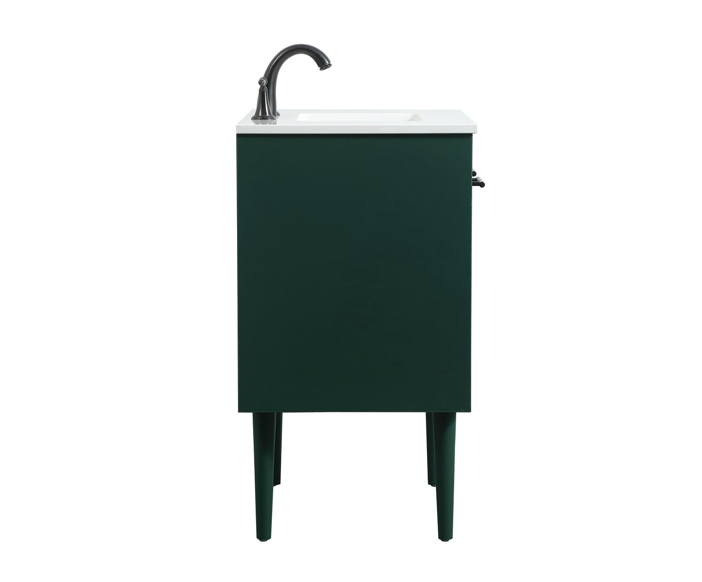 30 inch Single Bathroom Vanity in Green - BC4103034GN