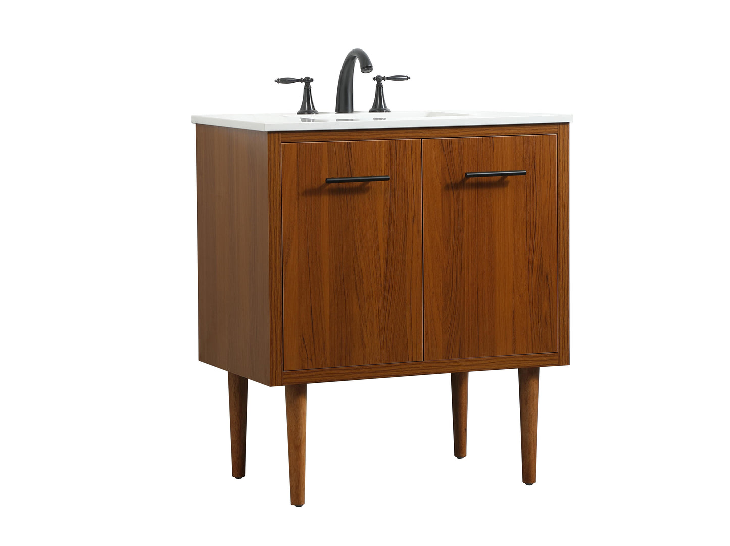 30 inch Single Bathroom Vanity in Teak - BC4103034TK