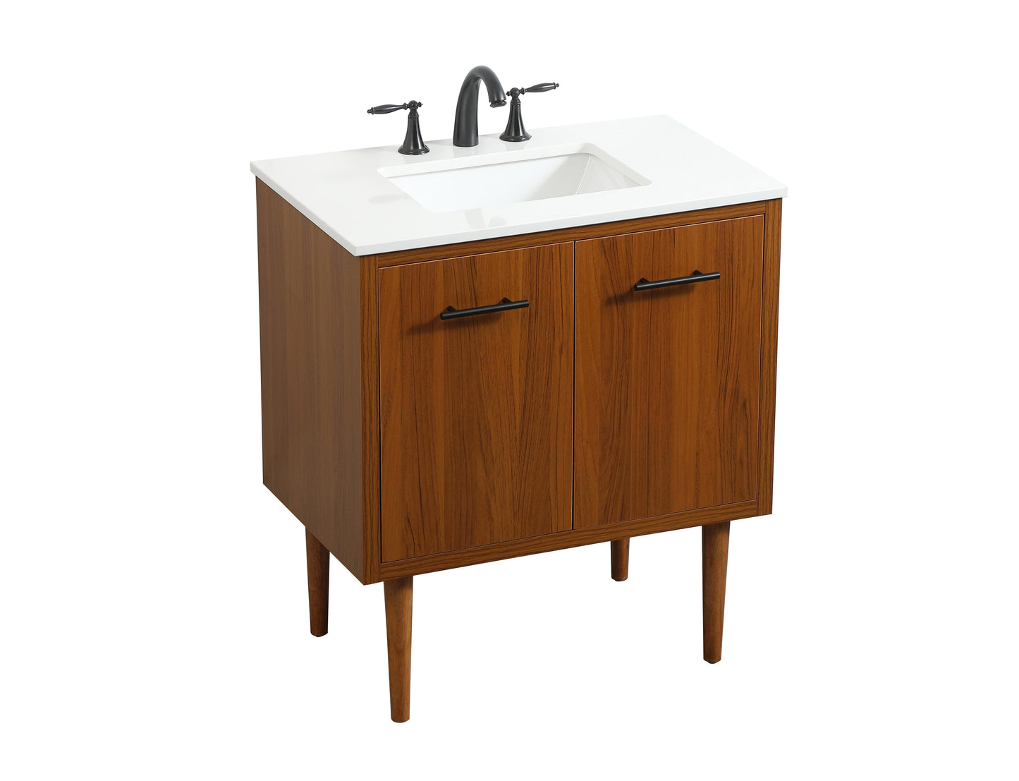 30 inch Single Bathroom Vanity in Teak - BC4103034TK