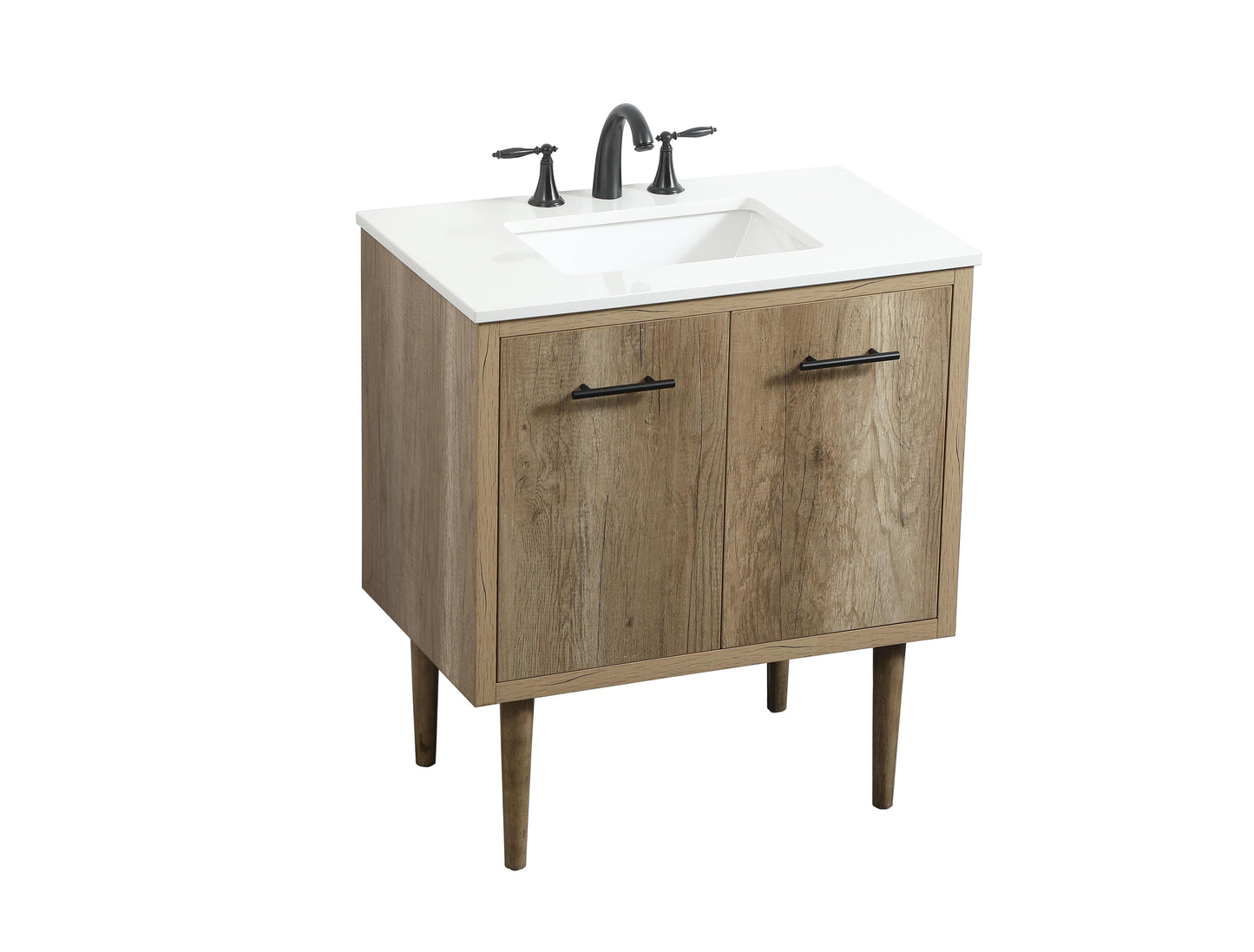 30 inch Single Bathroom Vanity in Natural Oak - BC4103034NT