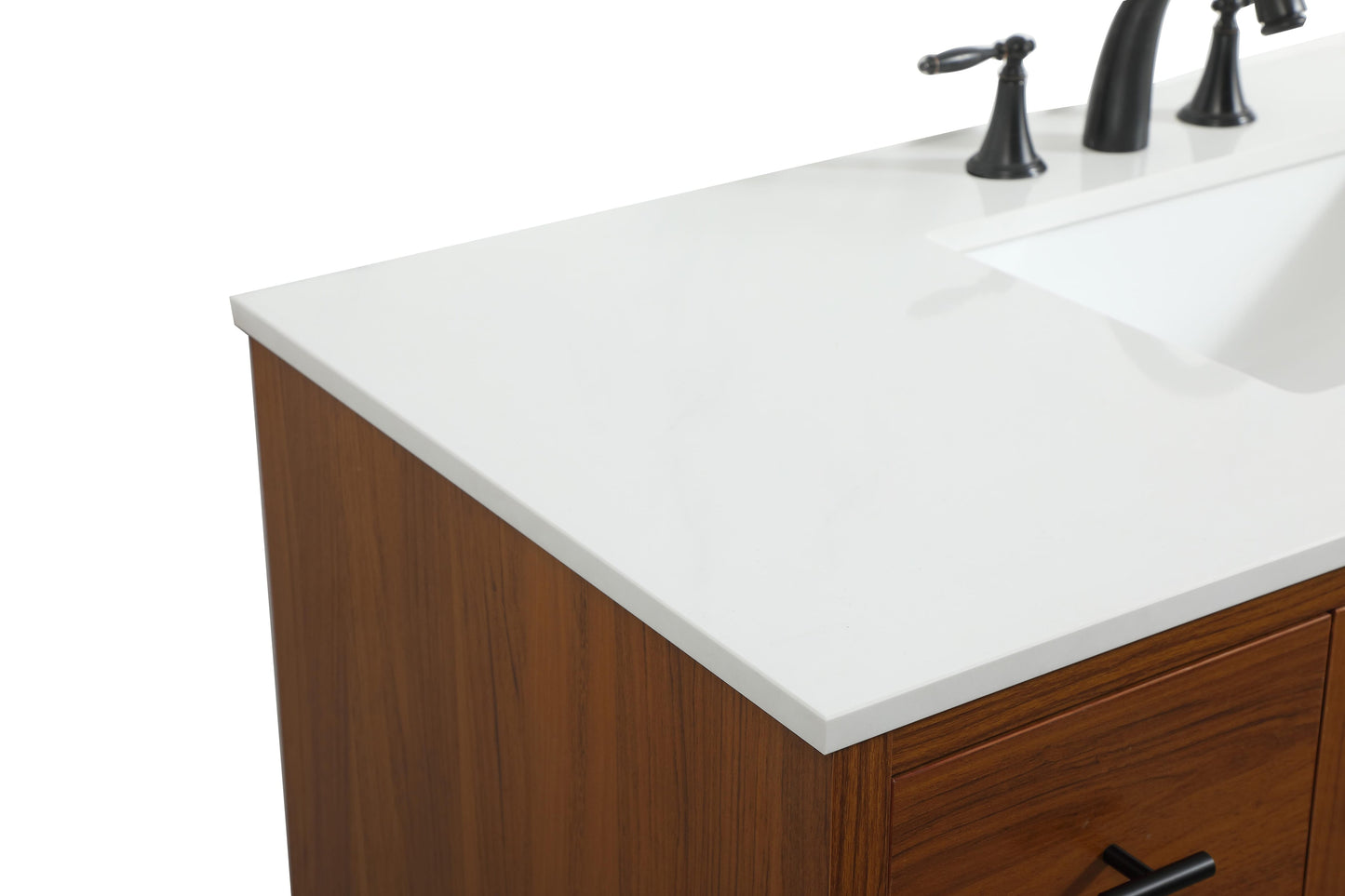 48 inch Single Bathroom Vanity in Teak