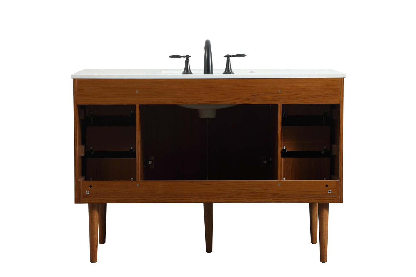 48 inch Single Bathroom Vanity in Teak