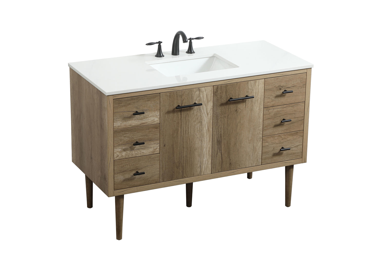 48 inch Single Bathroom Vanity in Natural Oak - BC4104834NT