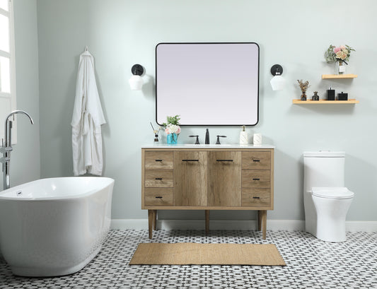 48 inch Single Bathroom Vanity in Natural Oak - BC4104834NT