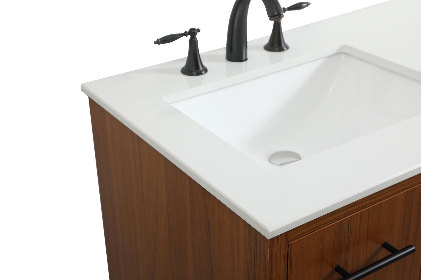 60 inch Single Bathroom Vanity in Teak