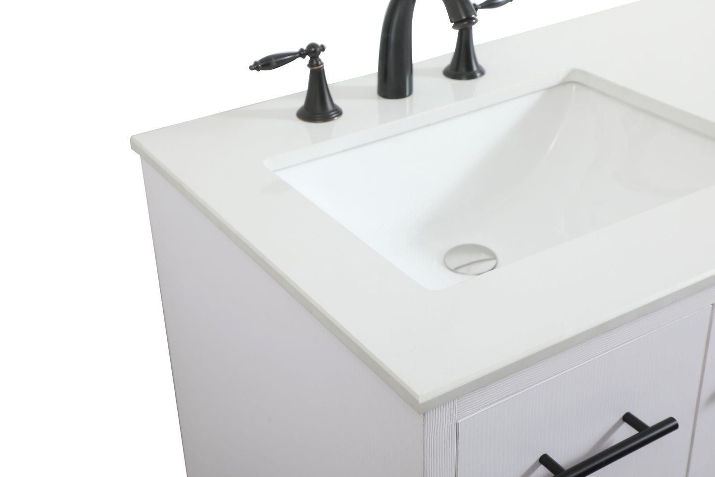 60 inch Single Bathroom Vanity in White