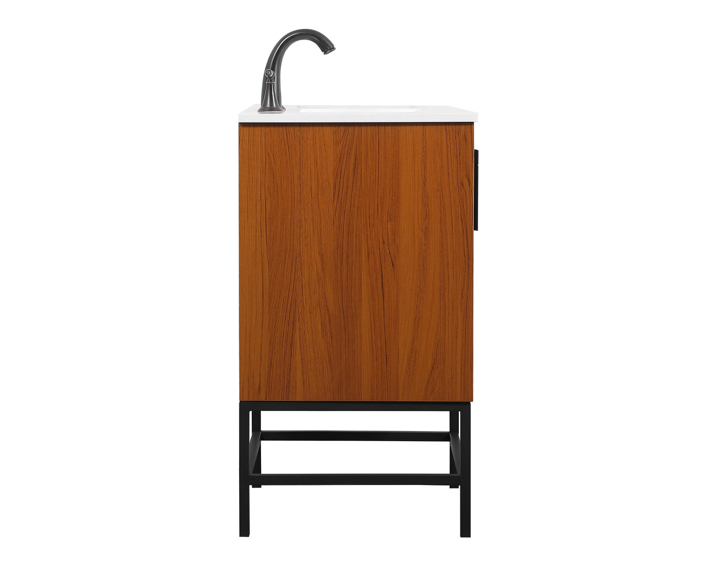 24 inch Single Bathroom Vanity in Teak - BC4202434TK