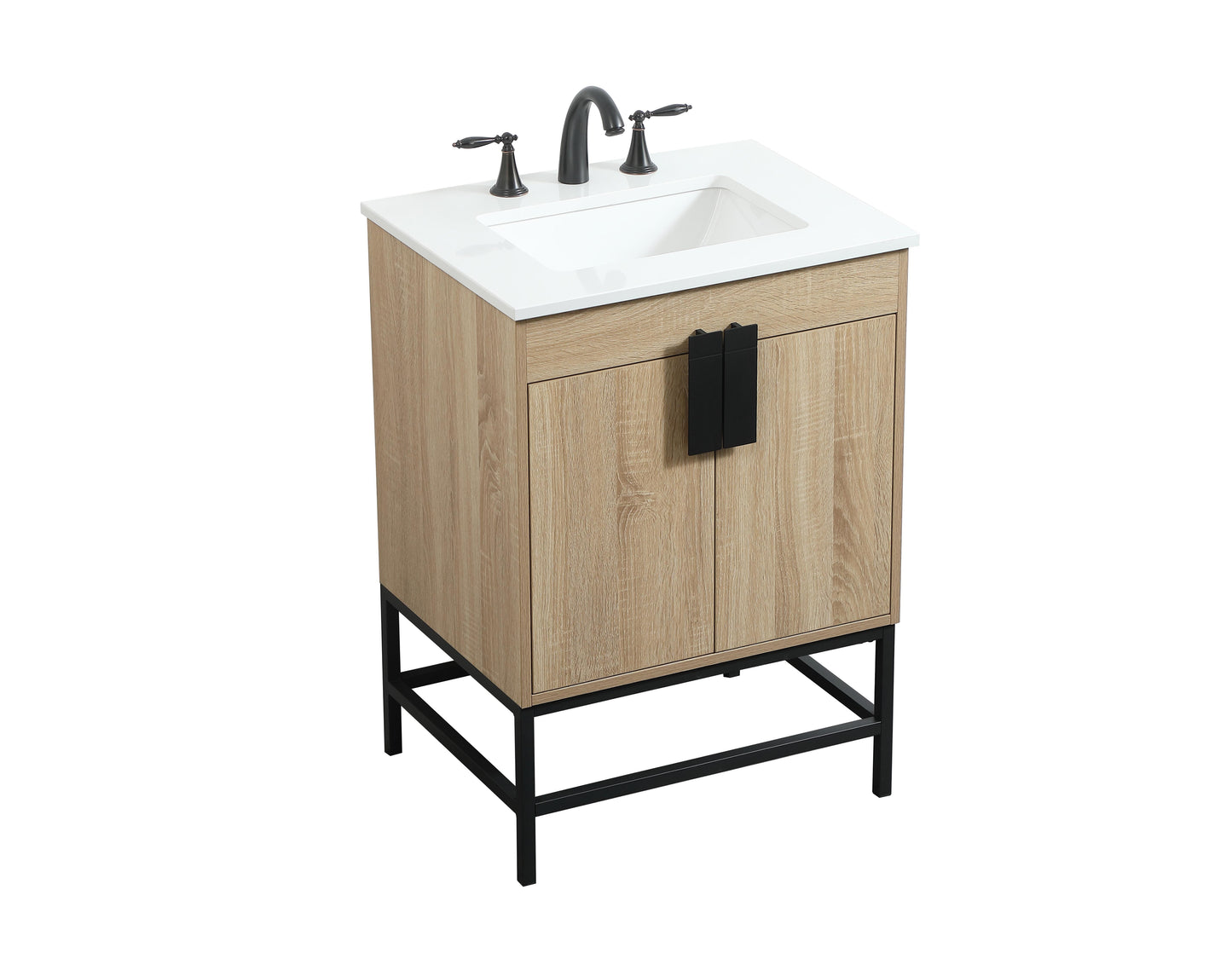 24 inch Single Bathroom Vanity in Mango Wood - BC4202434MW