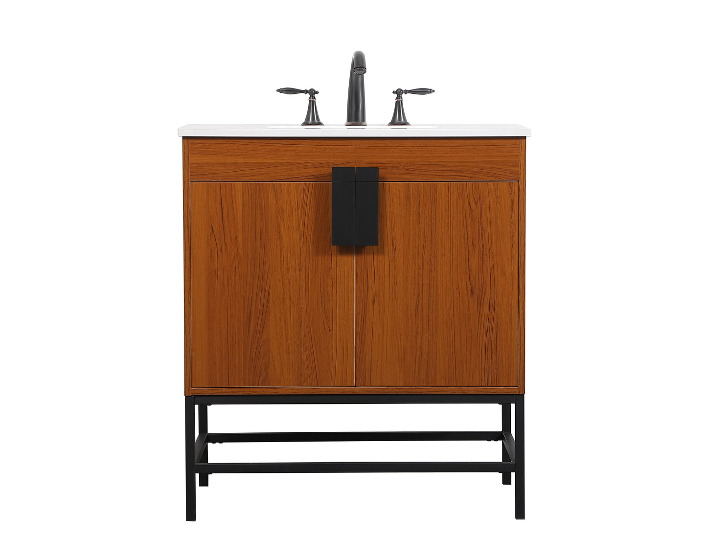 30 inch Single Bathroom Vanity in Teak - BC4203034TK