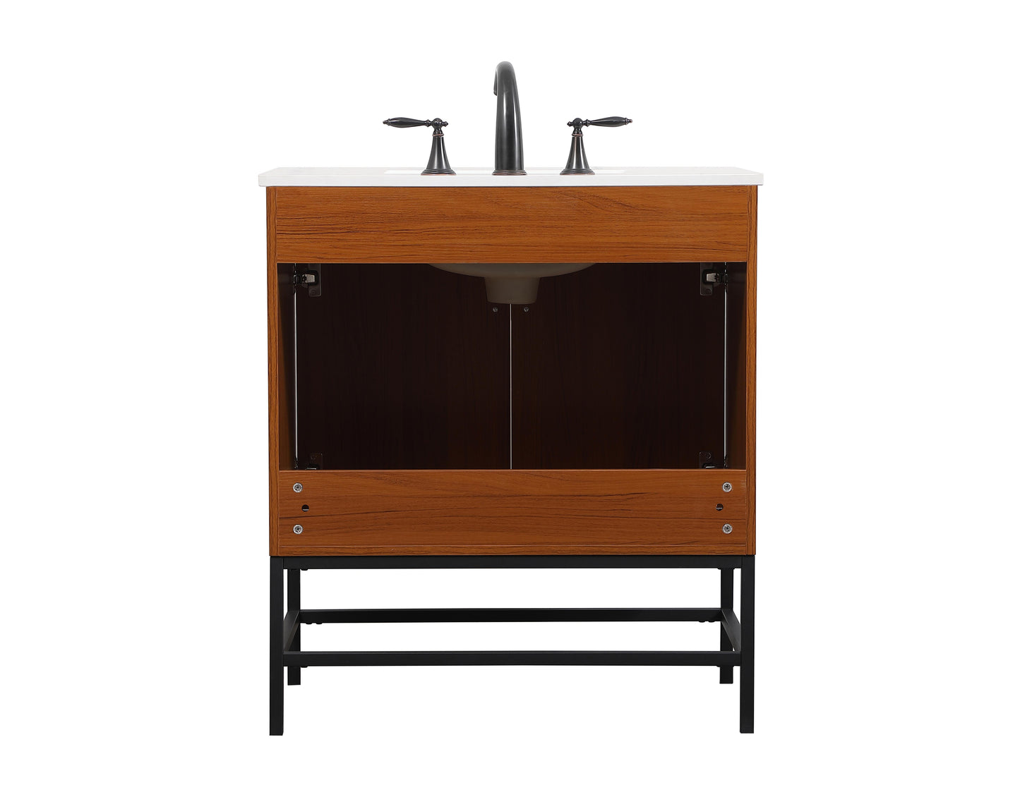 30 inch Single Bathroom Vanity in Teak - BC4203034TK