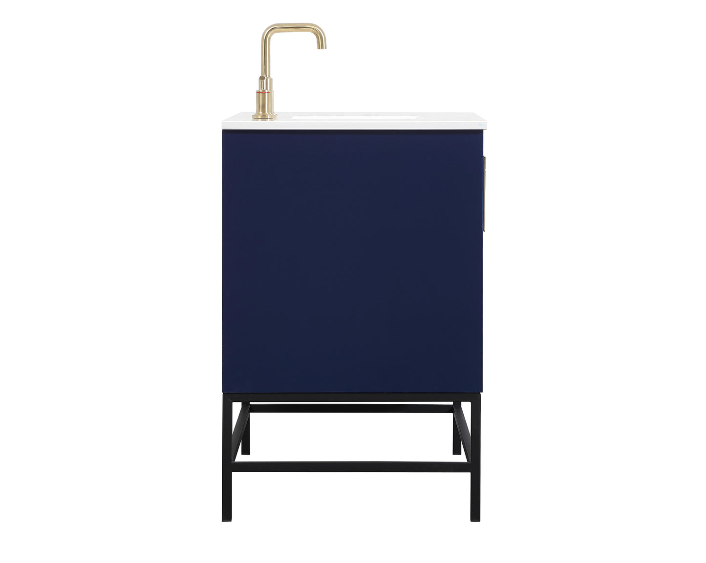 36 inch Single Bathroom Vanity in Blue - BC4203634BL