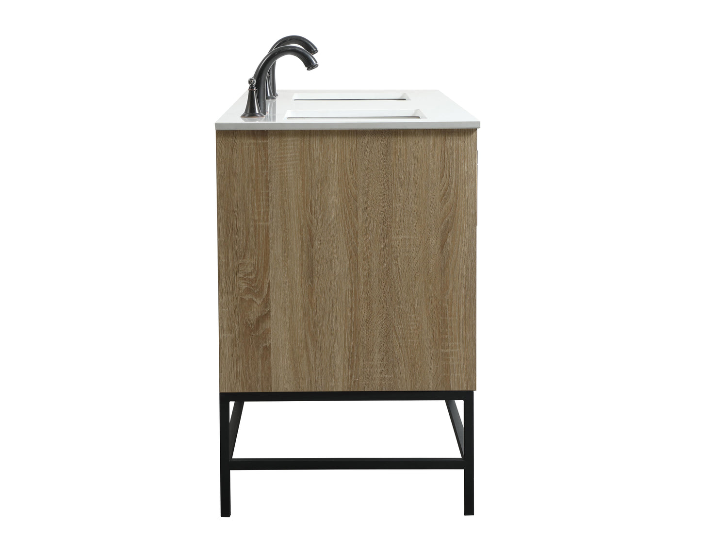 60 inch Double Bathroom Vanity in Mango Wood - BC420D6034MW