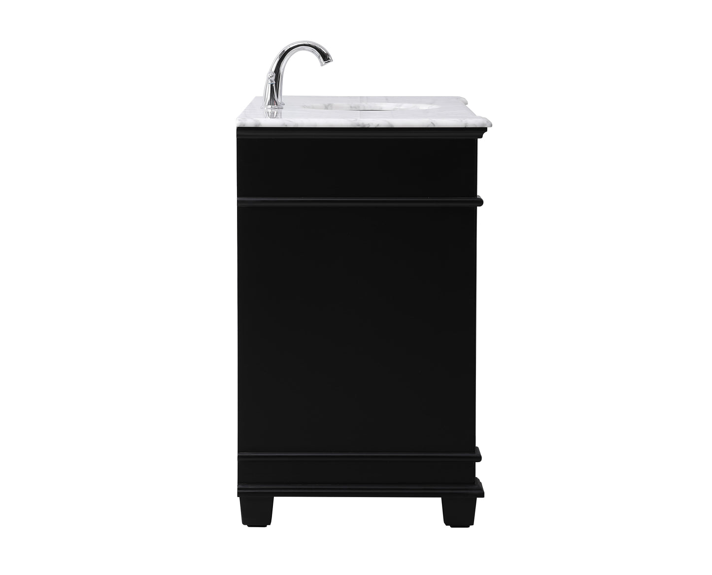 48 inch Single Bathroom Vanity Set in Black - BC4304835BK