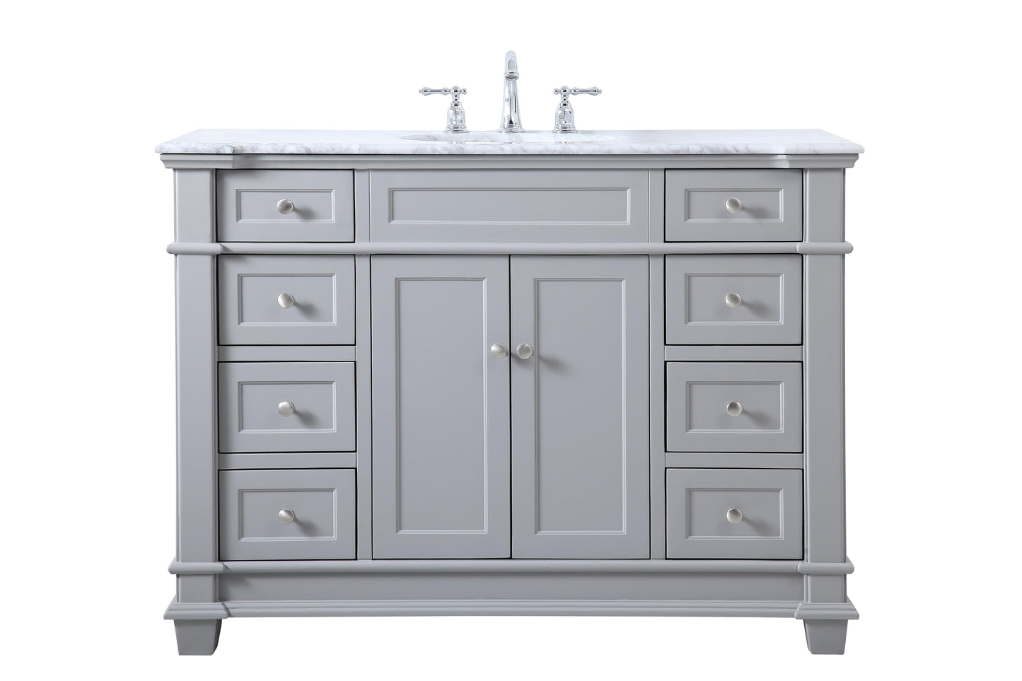 48 inch Single Bathroom Vanity Set in Grey - BC4304835GR