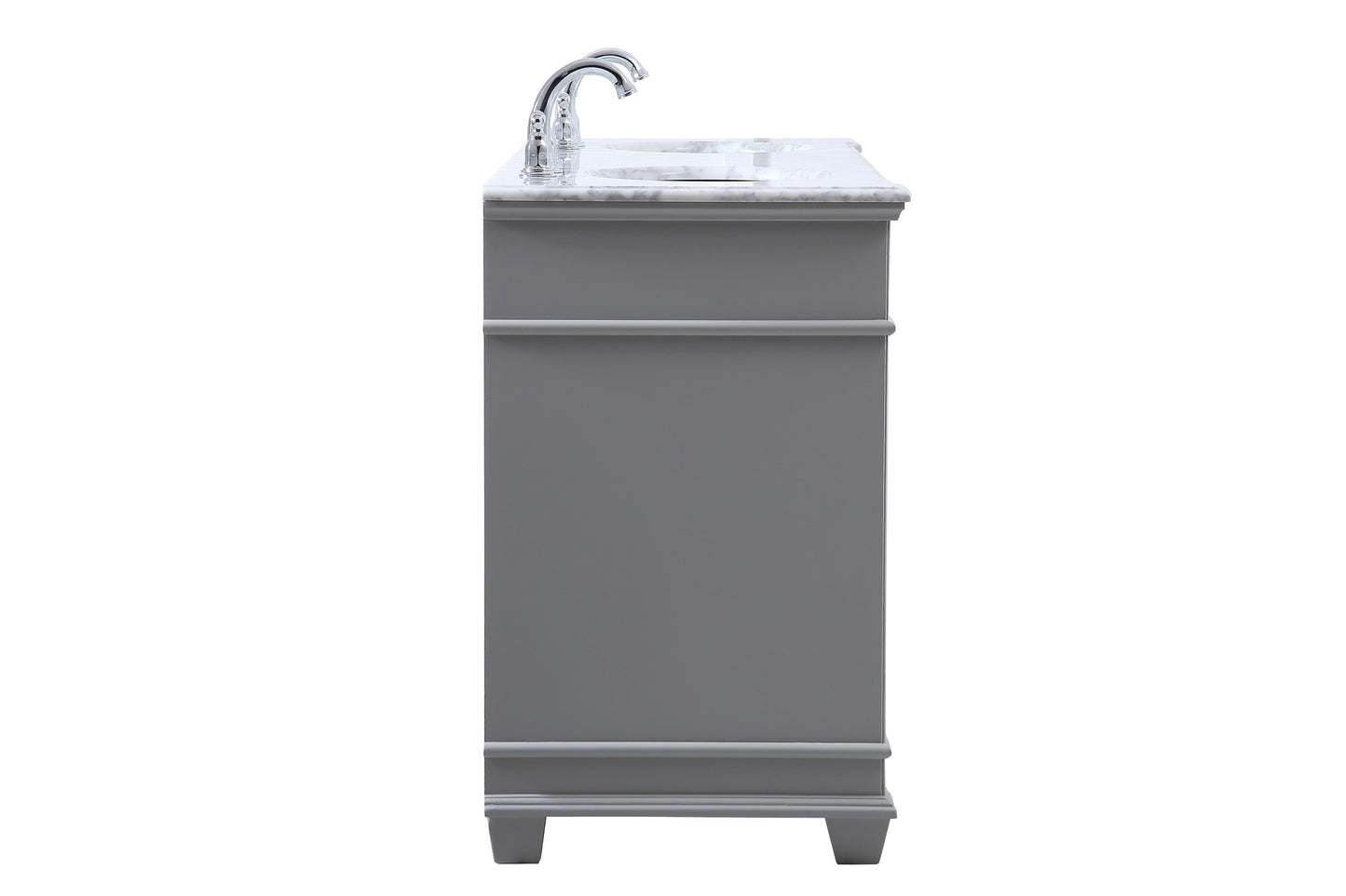 60 inch Double Bathroom Vanity Set in Grey - BC430D6035GR