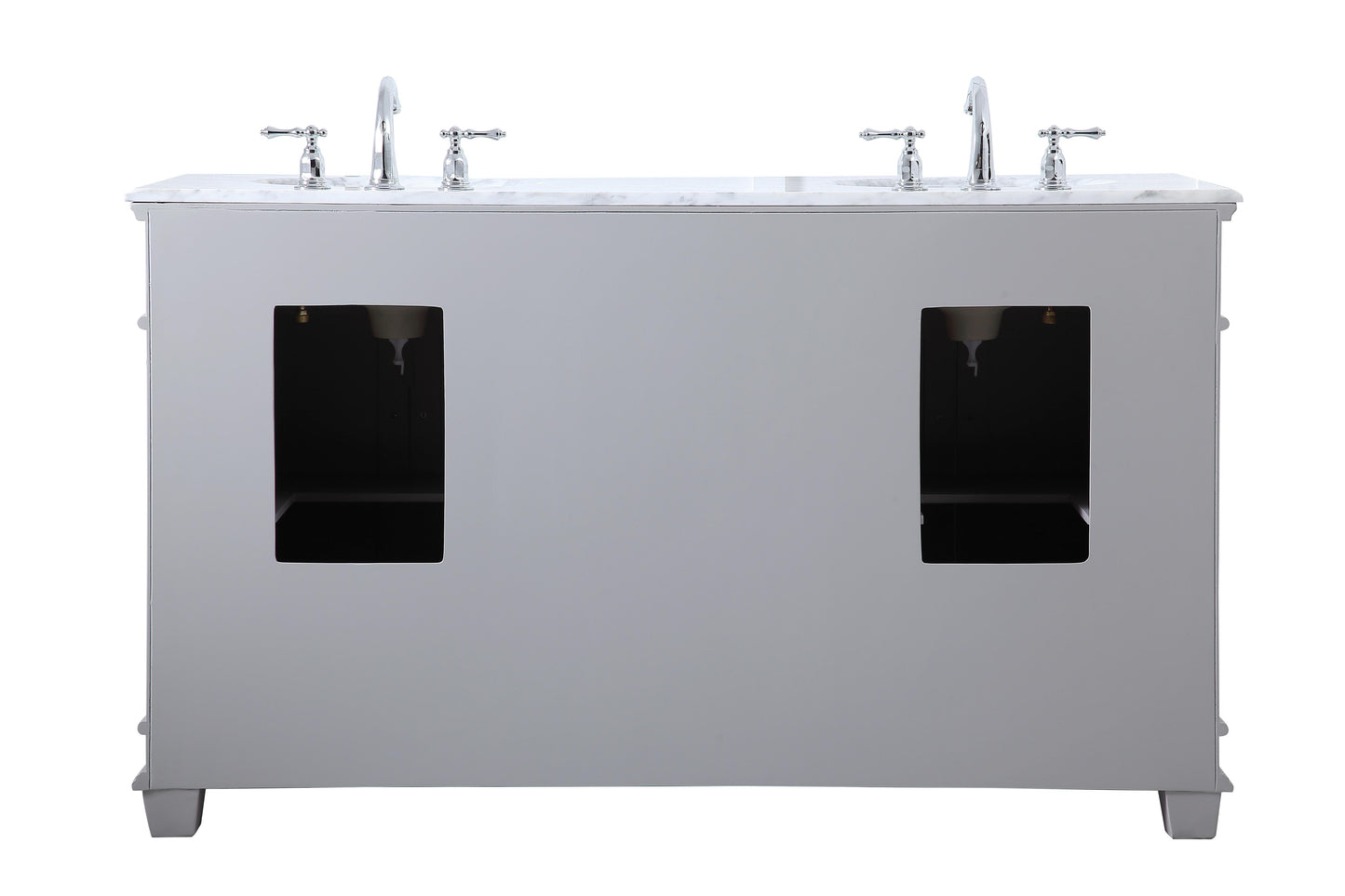 60 inch Double Bathroom Vanity Set in Grey - BC430D6035GR